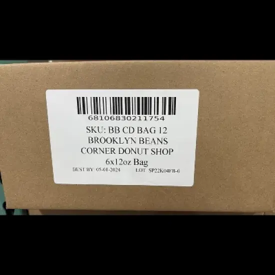 Brooklyn Beans Corner Donut Shop, Flavored Med Roast,6 pack  (72 ounces total) image {1}