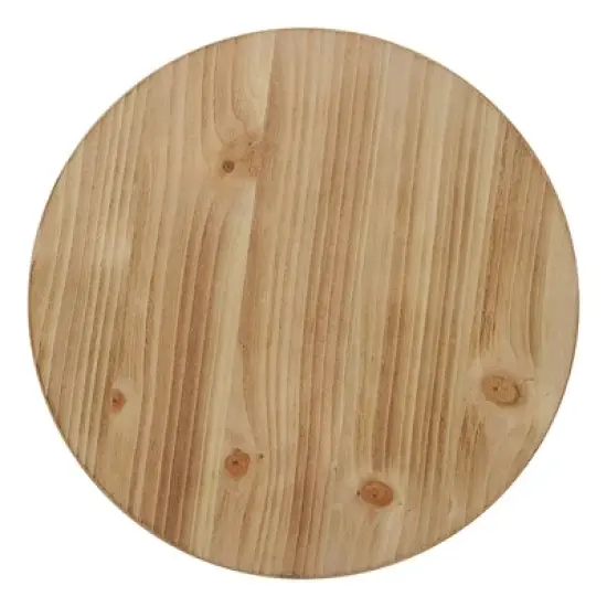 Vintage Metal Frame Swivel Counter Height Barstool with Round Seat Brown/Black - Benzara image {4}