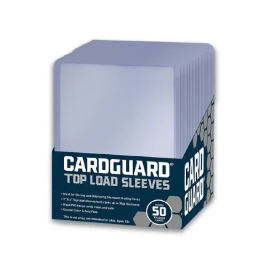 Cardguard Trading Card 50ct Top Load Sleeves image {3}