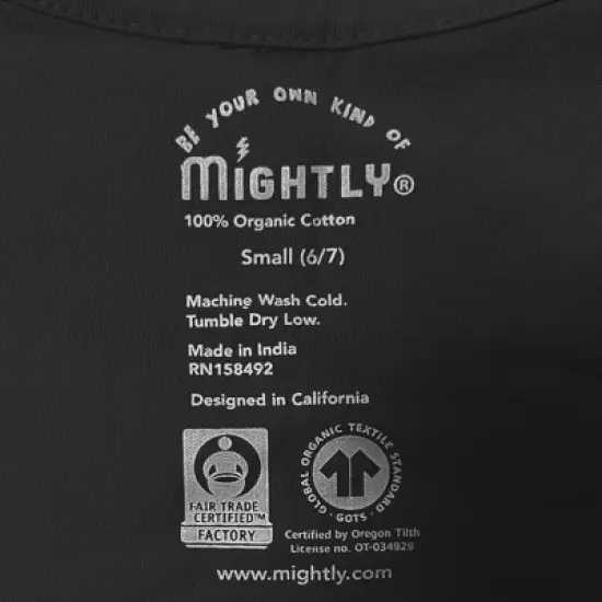 Mightly Toddler 3pk Fair Trade Organic Cotton Classic Fit Tees image {1}