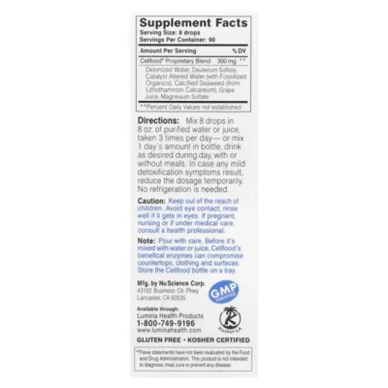 Cellfood Oxygen + Nutrient Supplement, 1 fl oz (30 ml) image {1}
