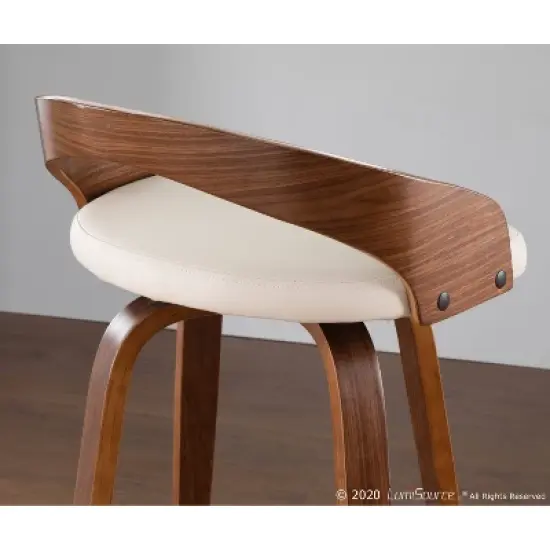 Set of 2 Grotto Upholstered Counter Height Barstools - Lumisource image {14}