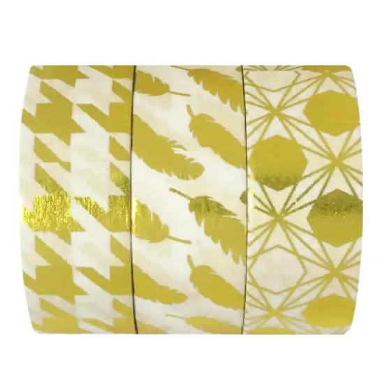 Wrapables Washi Masking Tape (Set of 3) image {15}