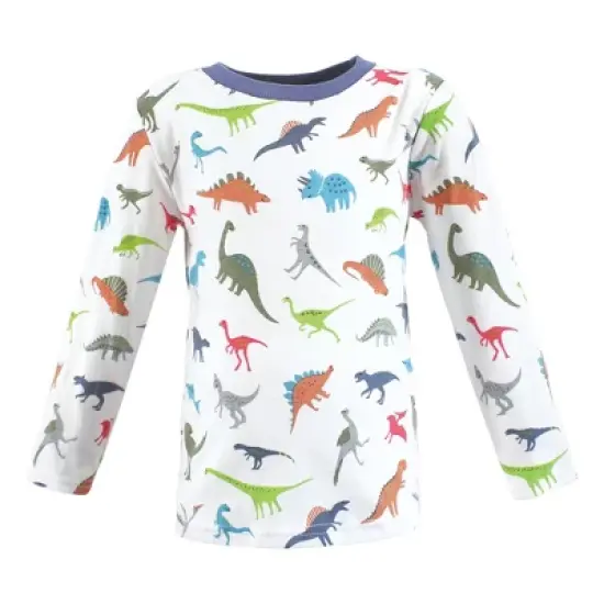 Hudson Baby Infant and Toddler Boy Long Sleeve T-Shirts, Dinosaur image {6}