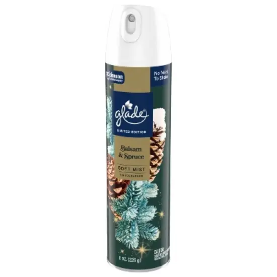 Glade Compressed Gas Air Freshener Aerosol - Balsam & Spruce - 8oz image {11}