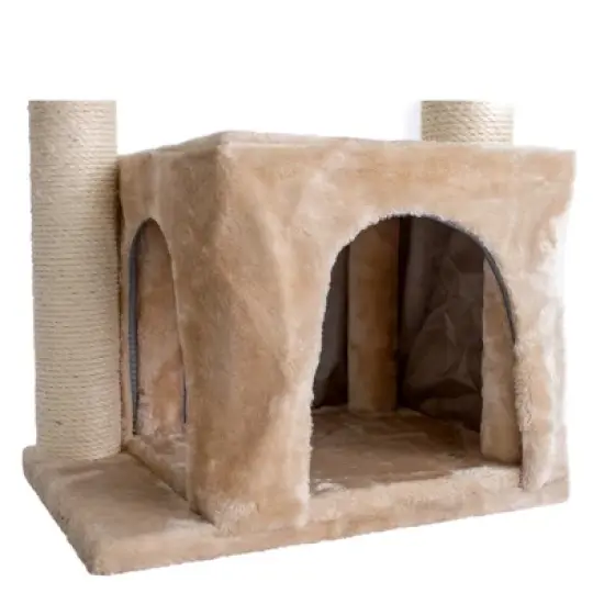 Armarkat Classic Real Wood Cat Tree A3207, 32-Inch Beige image {4}
