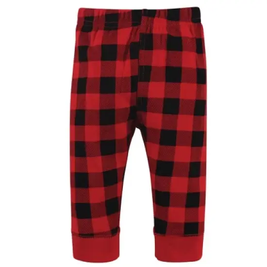 Hudson Baby Infant Boy Cotton Bodysuit, Pant and Shoe 3pc Set, Moose Wonderful Time image {1}