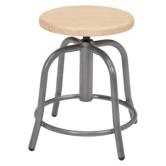 18"-24" Height Adjustable Swivel Accent Stool - Hampden Furnishings image {6}