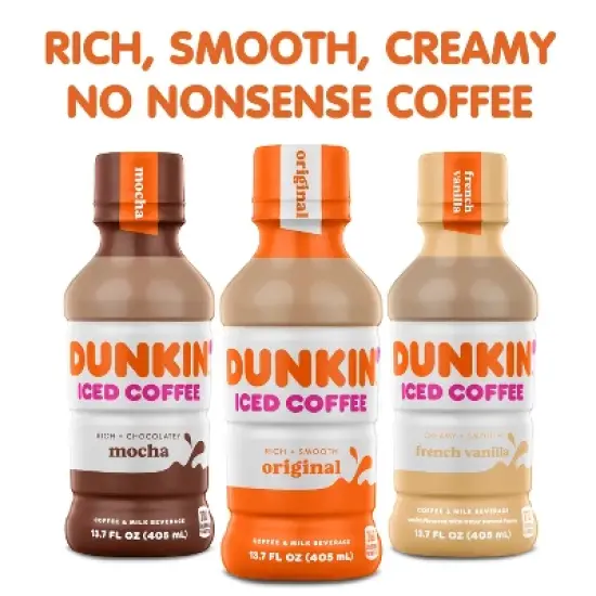 Dunkin Donuts French Vanilla - 13.7 fl oz Bottle image {4}