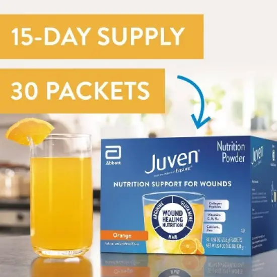 Abbott Juven Therapeutic Nutrition Powder Orange Flvr 30 Packets image {10}