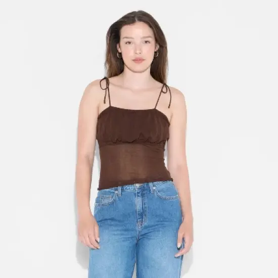 Women's Squareneck Tie-Tank Pullover Sweater - Wild Fable&trade; image {1}