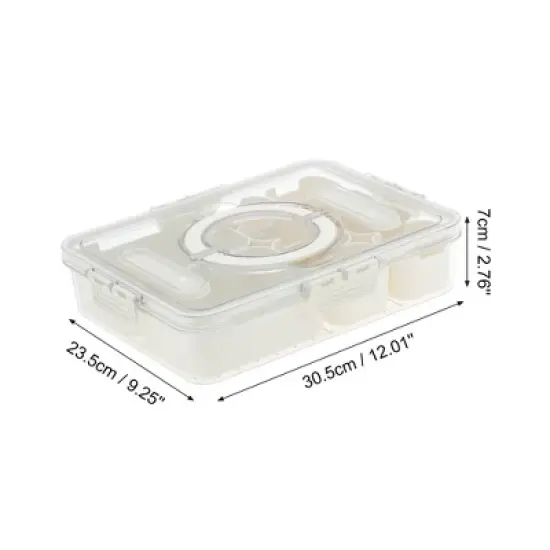 Unique Bargains Rectangle Fridge Food Storage Containers 1 Set image {3}