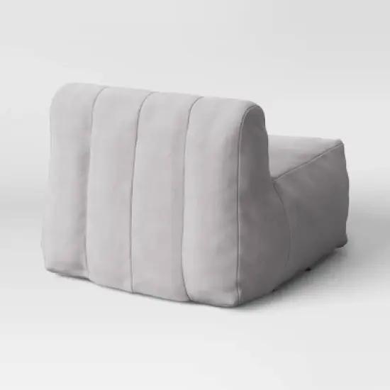 Modular Dorm Bean Bag Section Sofa Armless Gray - Room Essentials&trade; image {3}