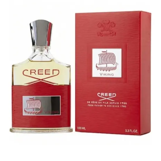Creed Viking By Creed Men Eau De Parfum Spray 3.3 Oz Calabrian Bergamot,Sicilian Lemon, Pink Pepper, Spicy Mint, Patchouli 2017  Perfume image {1}