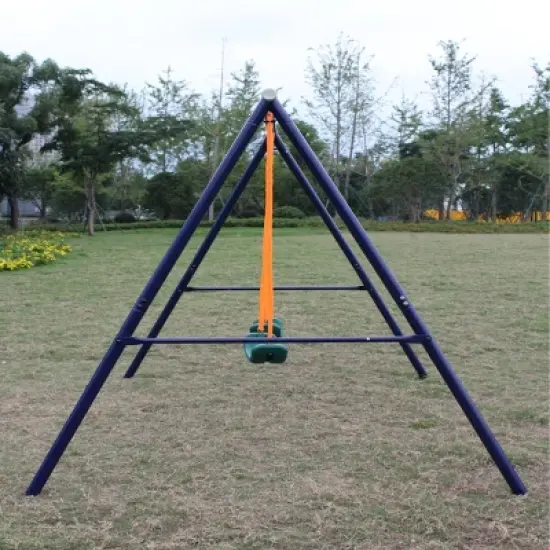 Dexmalle Two Station Swing Set for Children image {3}