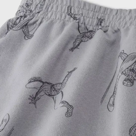 Toddler Boys' 3pc Marvel Top and Bottom Set - Gray/Red image {4}