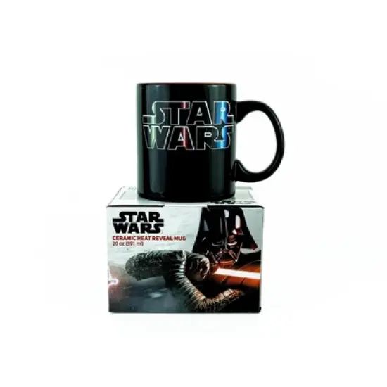 Silver Buffalo Star Wars Lightsaber Mug | Star Wars Heat Changing Mug | Holds 20 Ounces image {1}