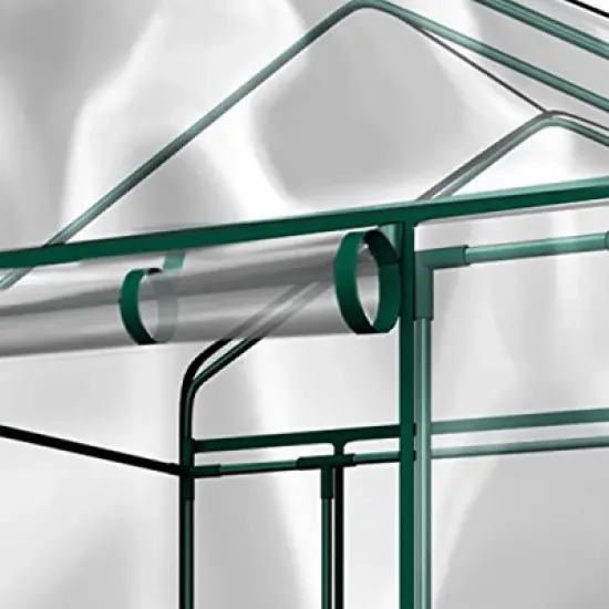Home-Complete Walk in Greenhouse with PVC Cover Clear image {4}