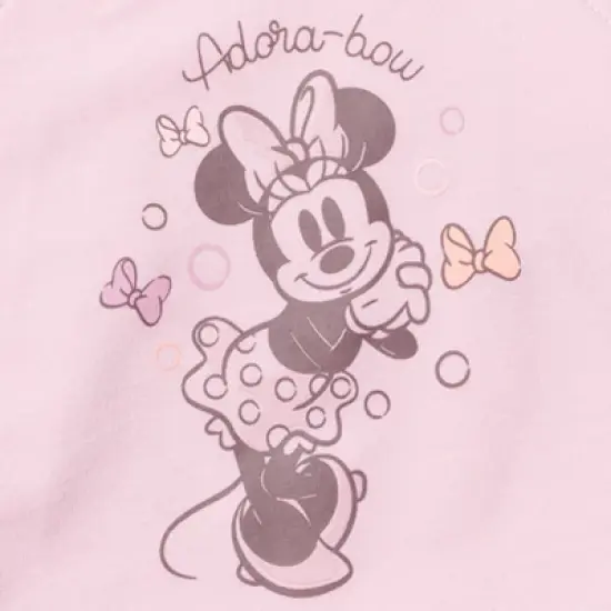 Disney Princess Ariel Baby Girls French Terry Short Overalls T-Shirt and Hat 3 Piece Outfit Set Newborn to Infant image {7}