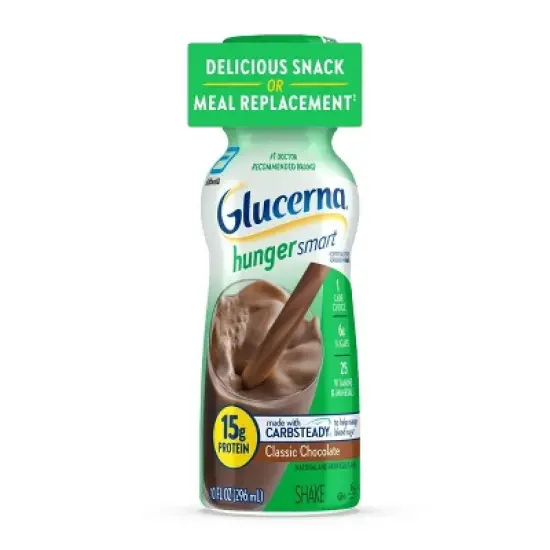 Glucerna Hunger Smart Nutrition Shake - Rich Chocolate - 6ct/60 fl oz image {3}