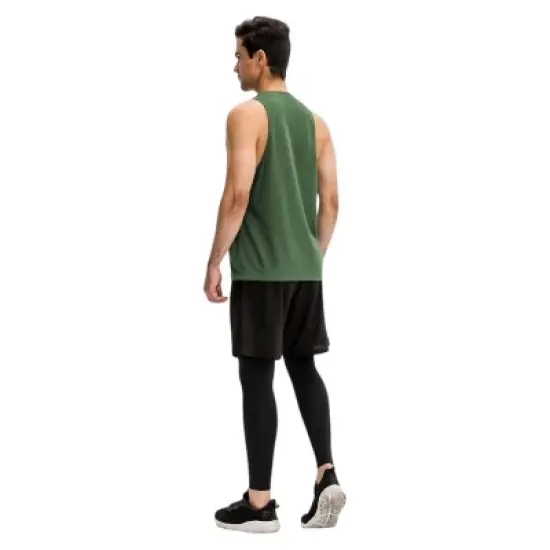 Anna-Kaci Active Men's Muscle Workout Tank Top with Deep Armholes and Lightweight Breathable Fabric image {6}