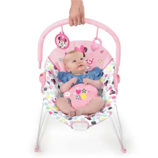 Bright Starts Minnie Mouse Spotty Dotty Vibrating Bouncer image {7}