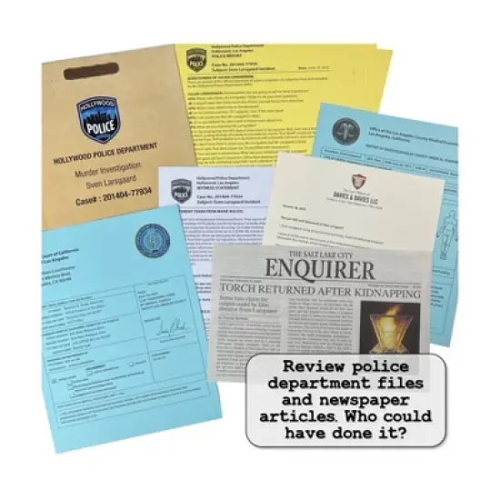 University Games Murder Mystery Party Case Files: Murder Noir Board Game image {4}