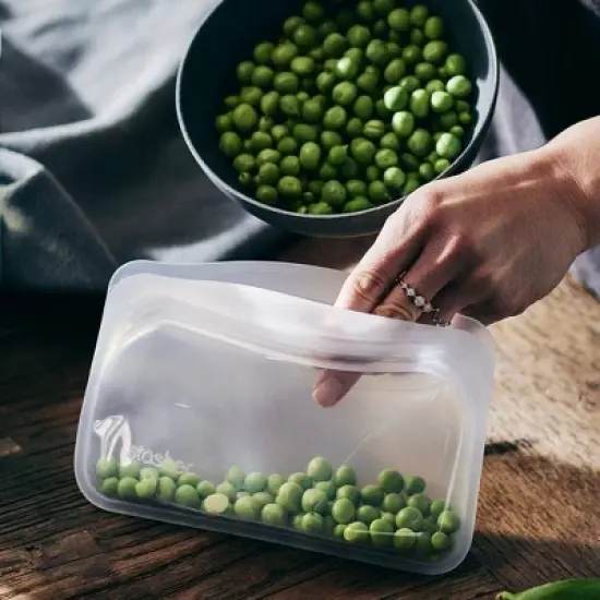 stasher Starter Kit Reusable Food Storage Bags - Clear - 10pk image {3}