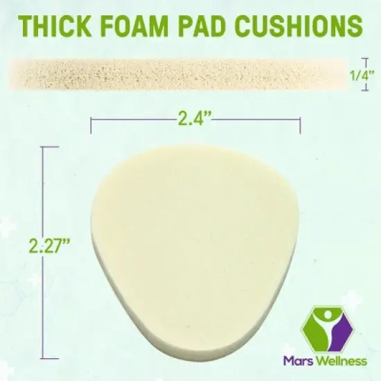 Mars Wellness Metatarsal Foam Foot Pad - 1/4" Thick image {2}