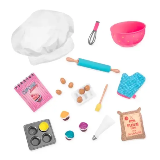 Our Generation Jenny with Storybook & Accessories 18" Posable Baking Doll image {4}