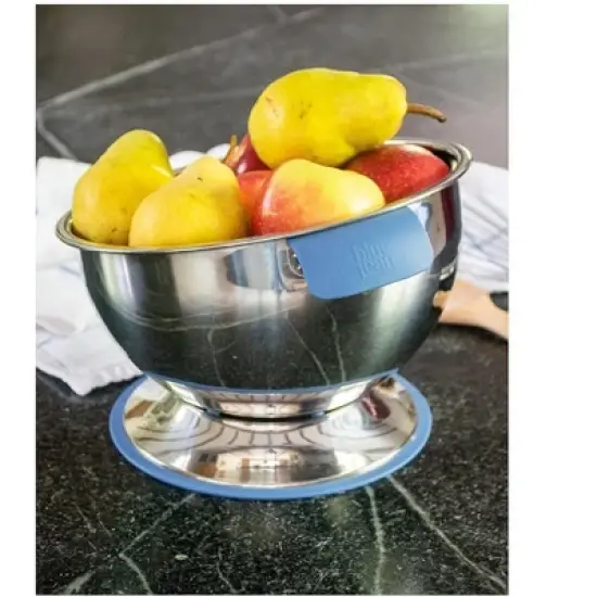 Blue Jean Chef 160oz Stainless Steel Pivoting Mixing Bowl Refurbished image {4}
