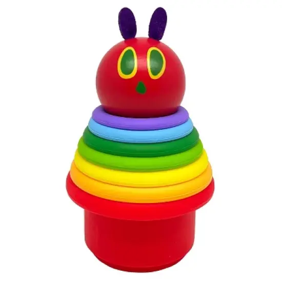 Eric Carle The Very Hungry Caterpillar Bath Time Silicone Stacking Cup Set - 8pc image {5}