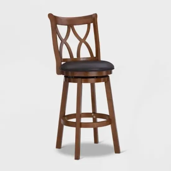 Madison Counter Height Barstool Rustic Oak - Powell Company image {10}