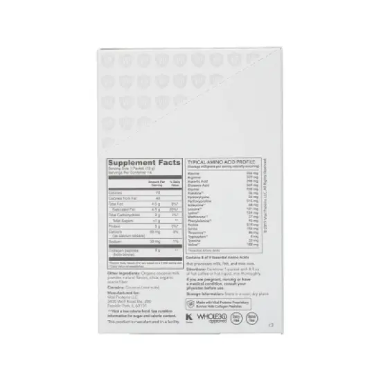 Vital Proteins Collagen Creamer Mocha Stick Pack Box Dietary Supplement - 14ct image {1}