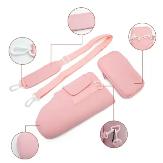 Paucax Premium Carrier Bag with Phone Pocket for Stanley 40/53 oz Thermos - Convenient and Durable image {3}