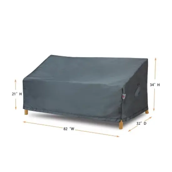 Summerset Shield Titanium 3-Layer Polyester Water Resistant Outdoor Sofa Cover - Dark Grey image {1}