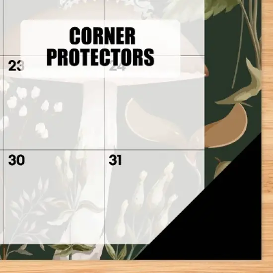 Willow Creek Press 17"x12" 2026 Woodland Mushroom Small Monthly Deskpad image {4}