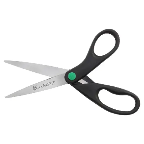 Westcott KleenEarth Recycled Scissors 8" Long Black 2/Pack 15179 image {4}