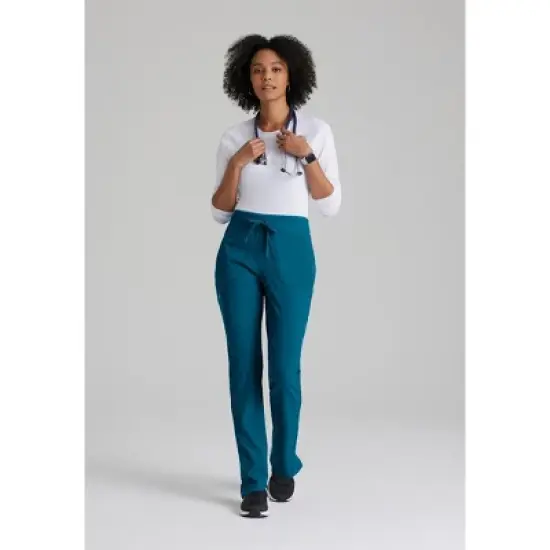 Barco One Women's Uplift 5-Pocket Knit Waistband Tapered Leg Pant image {1}