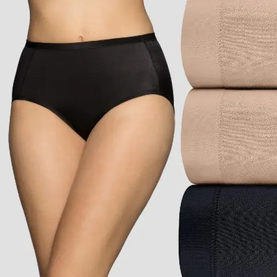 Vanity Fair Womens Body Caress Hi-Cut , 3 Pack 13437 image {3}