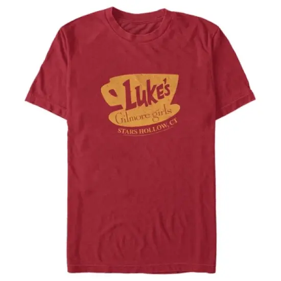 Men's Gilmore Girls Distressed Luke's Diner Logo T-Shirt image {4}