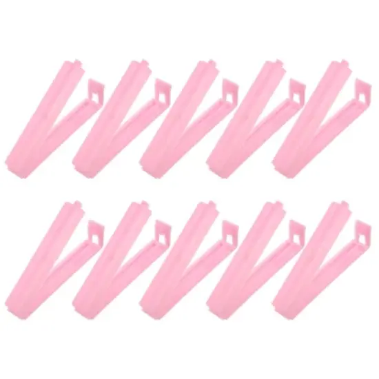 Unique Bargains Plastic Reusable Home Kitchen Storage Sealing Clips 10 Pcs image {7}