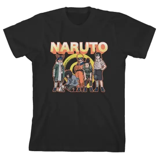 Naruto Multi-Character Youth 3-Pack Crew Neck Short Sleeve T-shirts image {3}