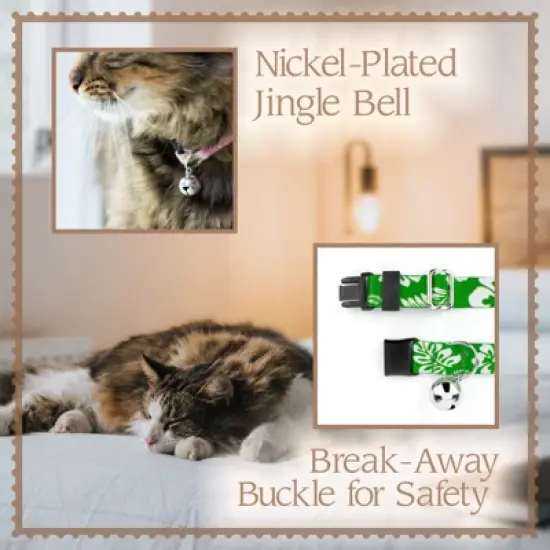 Country Brook Petz Cheetah Kisses Cat Collar image {3}