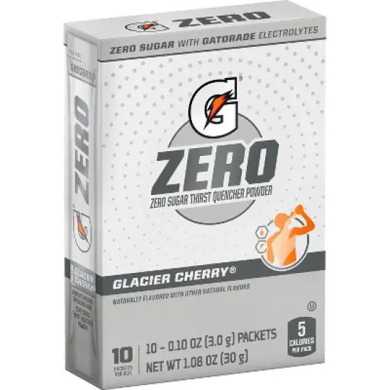 G Zero Glacier Cherry Sport Mix - 10pk/0.084oz Pouches image {12}