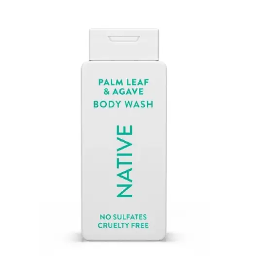Native Body Wash for Men & Women - Sulfate Free - Palm Leaf & Agave - 18 fl oz image {10}