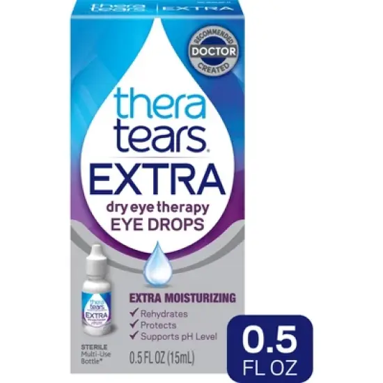 TheraTears Extra Dry Eye Therapy Lubricant Eye Drops - 0.5 fl oz image {8}