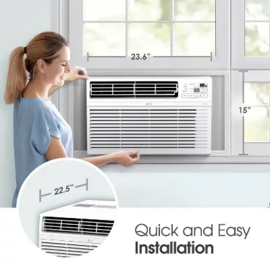 LG Electronics 12000 BTU Window Air Conditioner with Wifi Controls image {4}