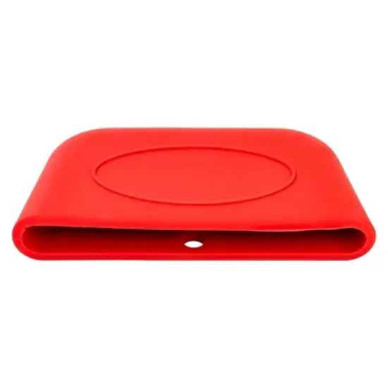 Lexi Home 2-Pack Silicone Pot Handle Holder Set in Red image {1}