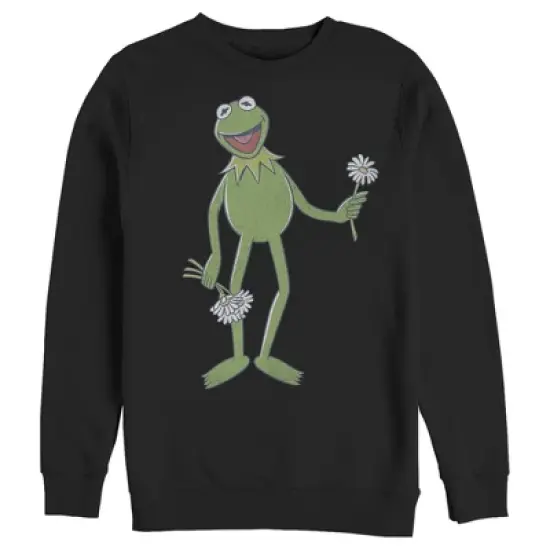 Men's The Muppets Kermit Flower Bouquet Sweatshirt image {5}